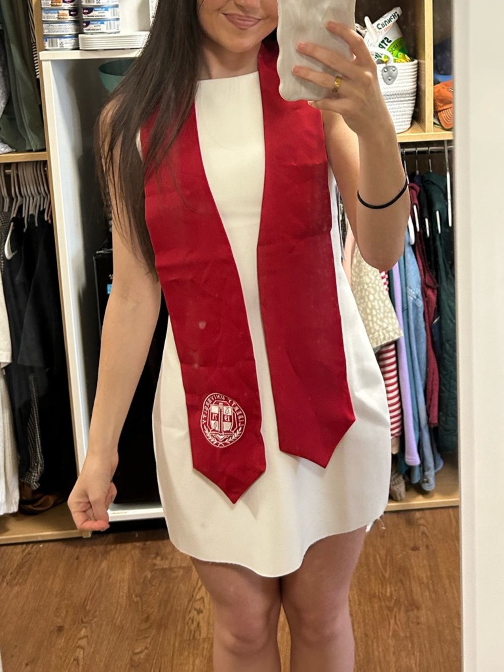 White Graduation Dress